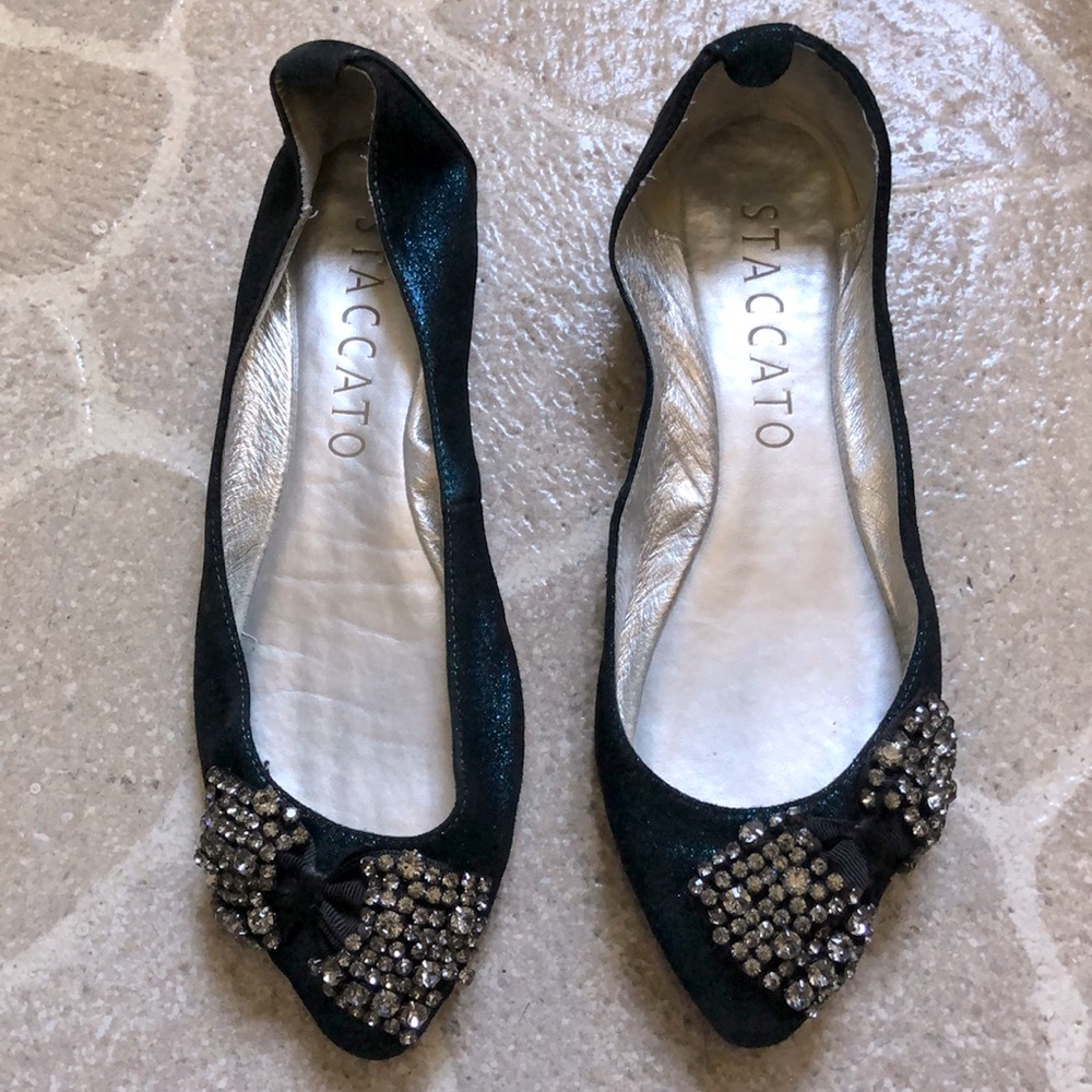 Staccato Turquoise Flats EUR36